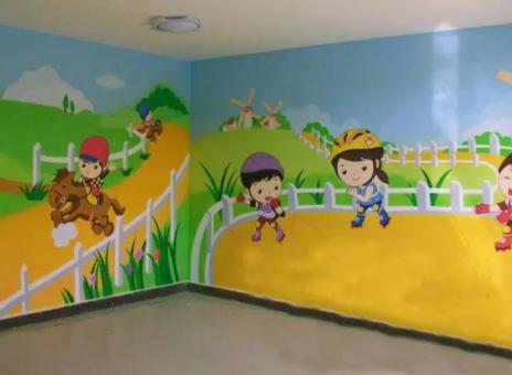 芒市幼儿园墙体彩绘制作流程及注意事项