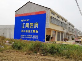 芒市农村墙体广告在不同形式上面展现的不同特色