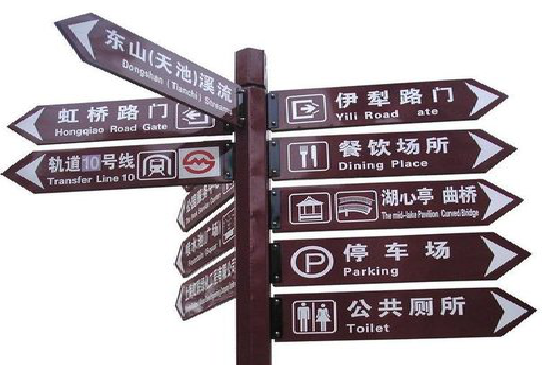 芒市标牌的基本功能。